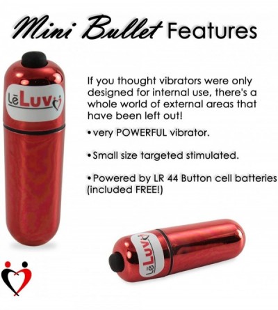 Anal Sex Toys Mini Bullet Vibrator 2.25 inch Compact Powerful Discreet Gold - Gold - CZ11U6CN1MN $5.81