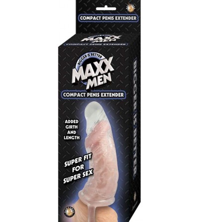 Pumps & Enlargers Men Compact Penis Sleeve Extender in Clear - C412CK9NX6N $11.65
