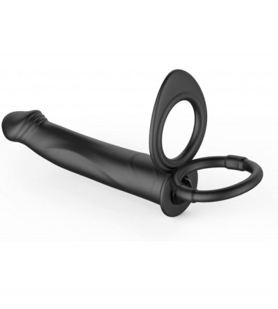 Dildos Realistic Vibrating Double Penetrator Strap On Dildo Silicone Sex Toy Sex Product - CA17X63Q5TW $8.61