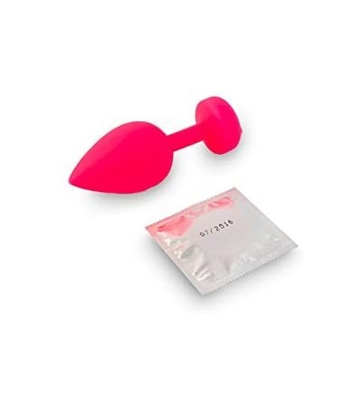 Anal Sex Toys Gplug Small Vibrating Butt Plug- Neon Rose - Neon Rose - CY1266DS797 $31.69