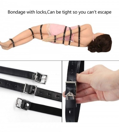 Restraints Bondage Restraints Straps Kit For Sexy Fun Full Body Sex Belts SM Combination Set Leather Sex Restraints Couple Se...