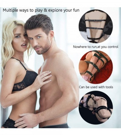 Restraints Bondage Restraints Straps Kit For Sexy Fun Full Body Sex Belts SM Combination Set Leather Sex Restraints Couple Se...