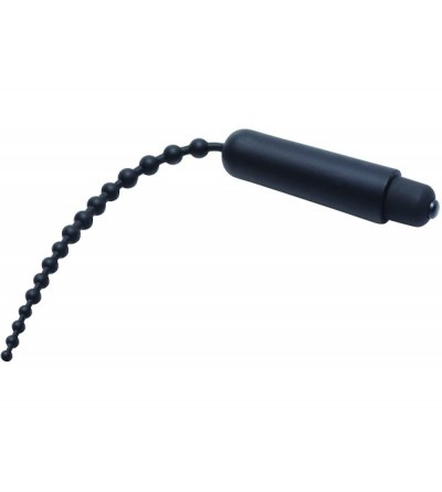 Catheters & Sounds Dark Rod Vibrating Beaded Silicone Sound - CA12CWAUOLV $22.14