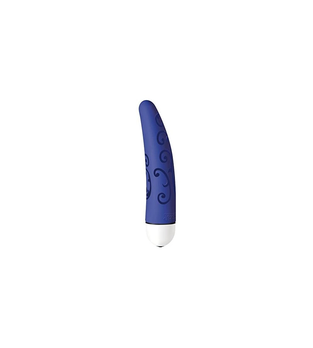 Vibrators Joystick Comfort Velvet Silicone Mini Waterproof Vibrator- Blue- 4.7 Inch - Blue - CU11KEIA2VB $14.27