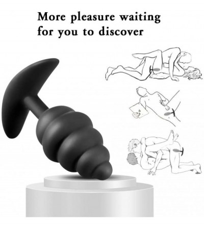 Anal Sex Toys Butt Plugs Silicone Stimulation for Trainer Masturbation Anal Training Kit for Comfortable Long-Term Wear with ...