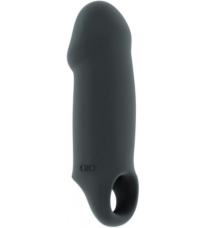 Novelties No.37 Stretchy Thick Penis Extension- Grey - Grey - C012MZURL96 $44.47