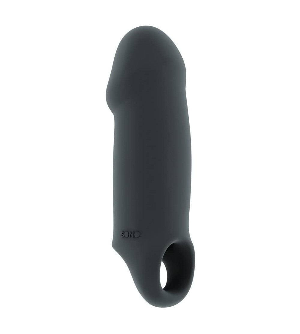 Novelties No.37 Stretchy Thick Penis Extension- Grey - Grey - C012MZURL96 $14.82