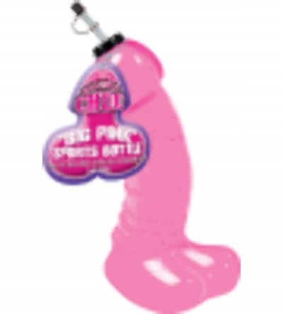 Novelties Dicky Chug Sports Bottle Pink 20oz - Pink - CO11HJYFUD9 $7.87