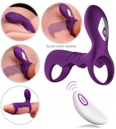 Penis Rings Men's Vibration Silicone Ring- Chicken Male Ring- Soft and Comfortable Massager Silicone Ring- Used for Men's Mas...
