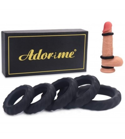 Penis Rings Silicone Penis Rings for Erection Enhancing - Premium Training Cock Ring for Men's Sexual Life and Stamina Prolon...