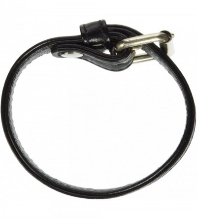 Penis Rings Cock Ring- Leather with Buckle- Black - C1112KJ61VN $12.51