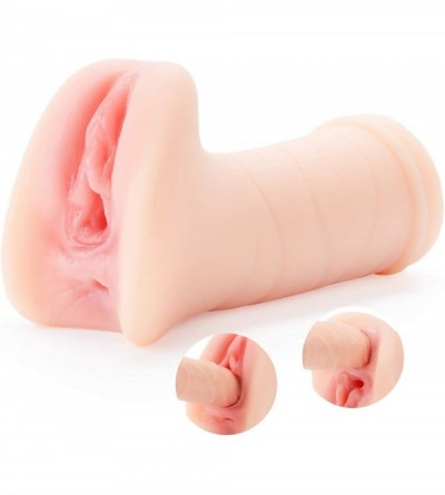Male Masturbators Male Masturbator Pocket Pussy Stroker Sex Toy Lightweight Realistic TPE Masturbation Sleeve for Men w Tight...