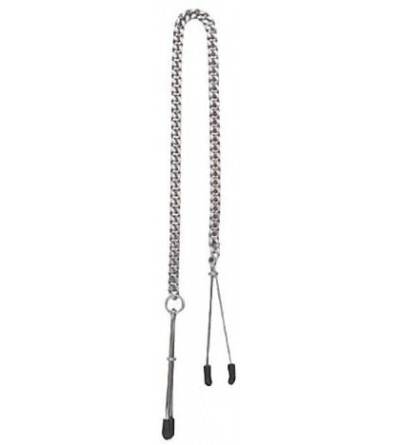 Nipple Toys Tweezer Nipple Clamps with Adjustable Jewel Chain - Jewel Chain - CR113KWXAU3 $28.47