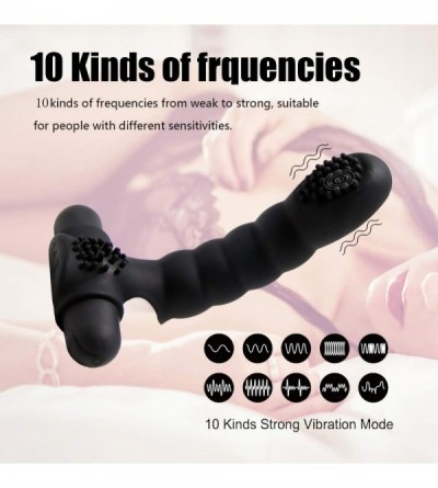 Vibrators G Spot Finger Vibrator Personal Vibrator Clit Massager Sex Toy for Couple with 10 Powerful Vibration Waterproof Wir...