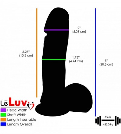 Dildos Dildo Thick Chocolate Brown 8 Inch Vibrating Multi-Speed Realistic with Suction Cup - CV11EXGT0RD $24.19