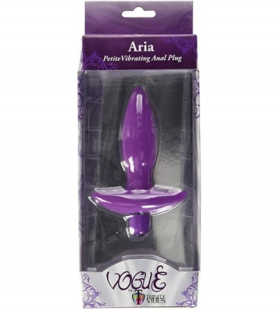 Anal Sex Toys Vibrating Silicone Anal Plug- Small - CO11H6LTIIX $13.22