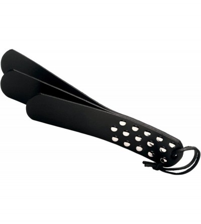 Paddles, Whips & Ticklers Three Layer Leather Bondage Slapping Paddle - CW110YK87C1 $41.66