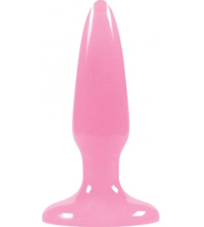 Anal Sex Toys Firefly Pleasure Plug- Mini- 3.25 Inch- Glow Pink - Pink - CH121WCI8KZ $21.80