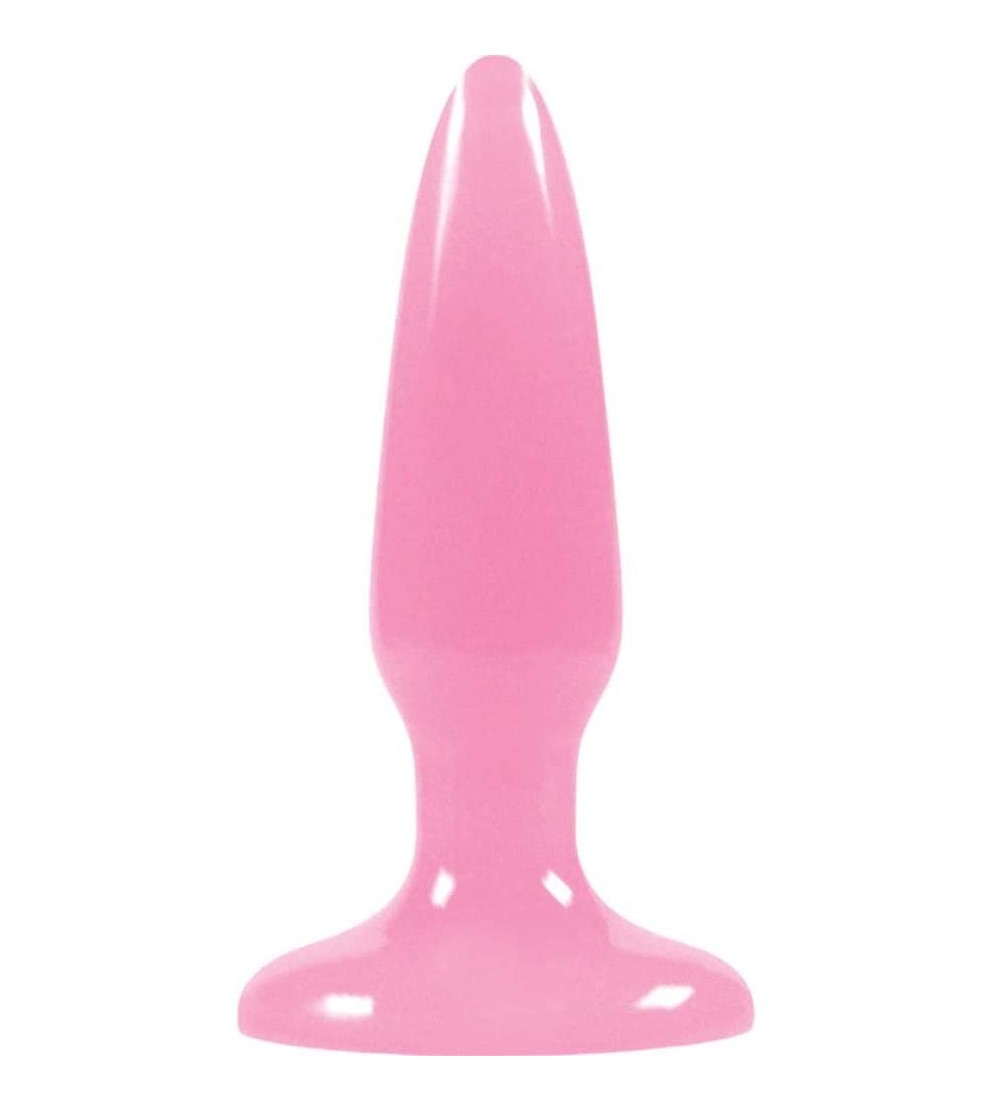 Anal Sex Toys Firefly Pleasure Plug- Mini- 3.25 Inch- Glow Pink - Pink - CH121WCI8KZ $5.74