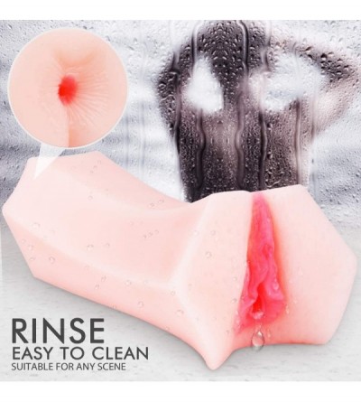 Male Masturbators Pocket Pussy - Male Masturbators Cup Silicone Adult Sex Toys Realistic Textured Vagina for Man Masturbation...