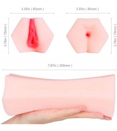 Male Masturbators Pocket Pussy - Male Masturbators Cup Silicone Adult Sex Toys Realistic Textured Vagina for Man Masturbation...
