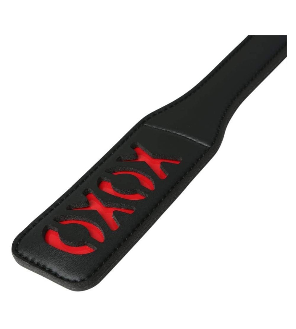 Paddles, Whips & Ticklers Ss10063 XOXO Paddle Black - CZ119SCUJGN $10.27
