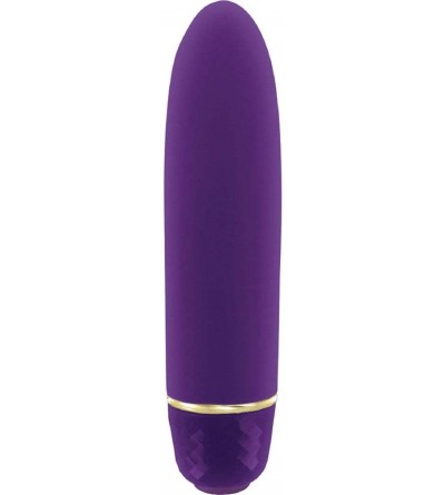 Vibrators Rianne S Classique Pride Mini Vibe with Rainbow Case- 4.75 inch- Purple/Gold - CU18CNS8Y08 $20.53