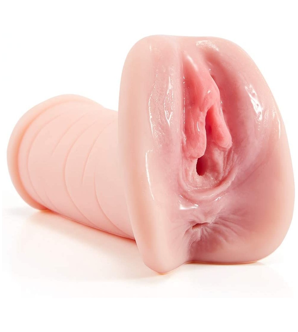 Male Masturbators Male Masturbator Pocket Pussy Stroker- Realistic Vaginal and Anal Canal Stroker with Lifelike Channel- Blow...