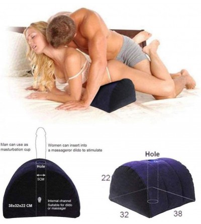 Sex Furniture Inflatable S@ex Pillow-Adult Aid Cushion Portable Cushion for Adult Deeper Position Soft Pillow-Couples Toy Pos...