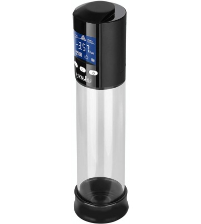 Pumps & Enlargers Smart Programmable iPump Penis Pump - LCD-Screen- Rechargable- Wireless - Black Head + Clear 8 Inch Length ...