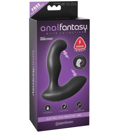 Anal Sex Toys Anal Fantasy Elite Collection Electro Stim Prostate Vibe - CX18OTTY5LK $32.37
