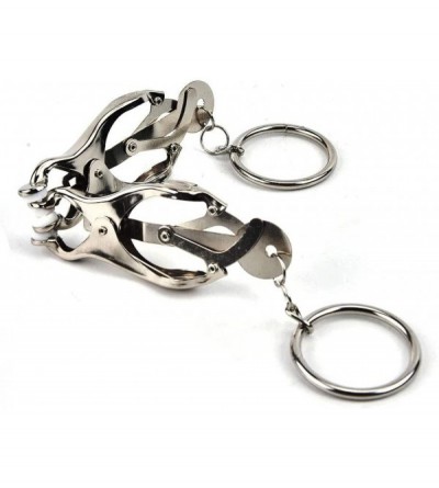 Nipple Toys BDSM Nipple Clamps - Adjustable & Soft Rubber Metal Nipple Clamps- Fantasy SM Sex Toy for Couples - C51829ZOM5L $...