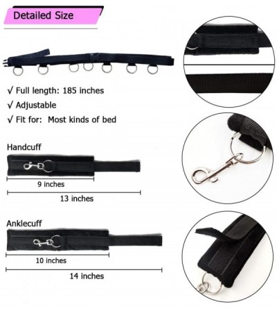Restraints Bed Restraints Sex Handcuffs Games for SM Play Under Bed Restraint Kit Bondage Spreader for Couples Women Sexual T...