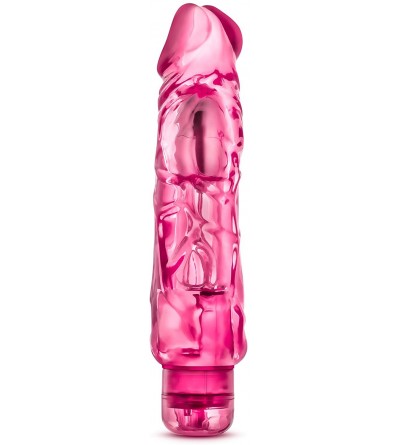 Dildos 9" Long XL Realistic Life Like Thick Strong Vibrating IPX7 Waterproof Dildo Vibrator For Women Men - Clear Pink - CX11...