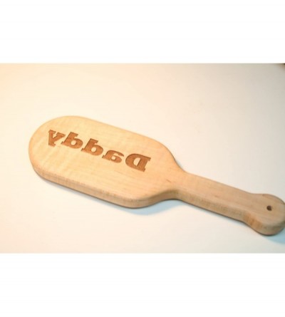 Paddles, Whips & Ticklers Laser Engraved"Daddy" BDSM Spanking Paddle in Maple - CS11GWESQNX $68.99