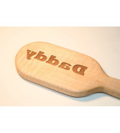 Paddles, Whips & Ticklers Laser Engraved"Daddy" BDSM Spanking Paddle in Maple - CS11GWESQNX $26.10