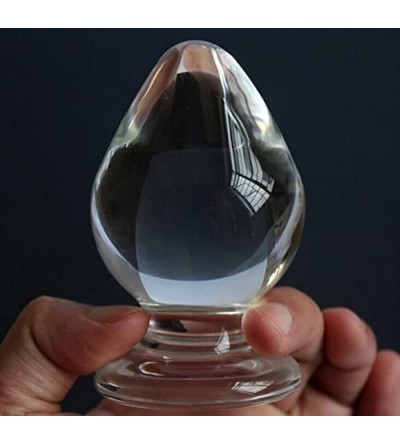 Anal Sex Toys Glass Large Butt Plug- Sex Love Games Personal Massager for Women Men Couples Lover Glass Crystal Ball Adult Pr...
