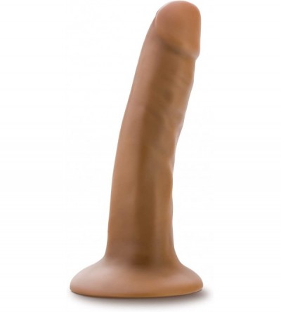 Anal Sex Toys 5.5 Inch Satin Smooth Silicone Dildo Suction Strap On Base - CY18EISW4L6 $12.97