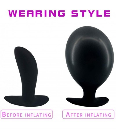 Anal Sex Toys Silicone Expand Inflatable Plug - Body- Medical Grade Waterproof Butt Sex Toy for Adult Beginner - CO193TCHWX3 ...