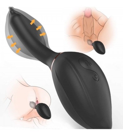 Anal Sex Toys Vibrating Anal Vibrator with 7 vibrates&Expand Modes- Finger Shape Automatic Inflatable Anal Sex Toys for Prost...