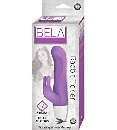 Vibrators Bela Rabbit Tickler Vibrator- Purple - Purple - CJ183N6OKHU $16.94