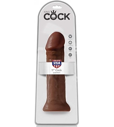 Anal Sex Toys King Cock- Brown- 11 Inch (PD5537-29) - Brown - CW18I4Q5Q5U $22.88