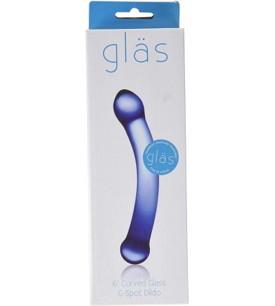 Dildos 6" Curved G-Spot Glass Dildo - CL18HKZY5TI $14.35