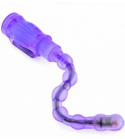Vibrators 6 Speed Beads Anal Vibrator (Purple) - CZ12EE0KRID $14.19