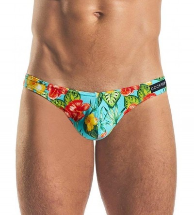 Dildos Sexy Men's Underwear Thong - Hibiscus Cruise - CO18OXYIWQD $49.73