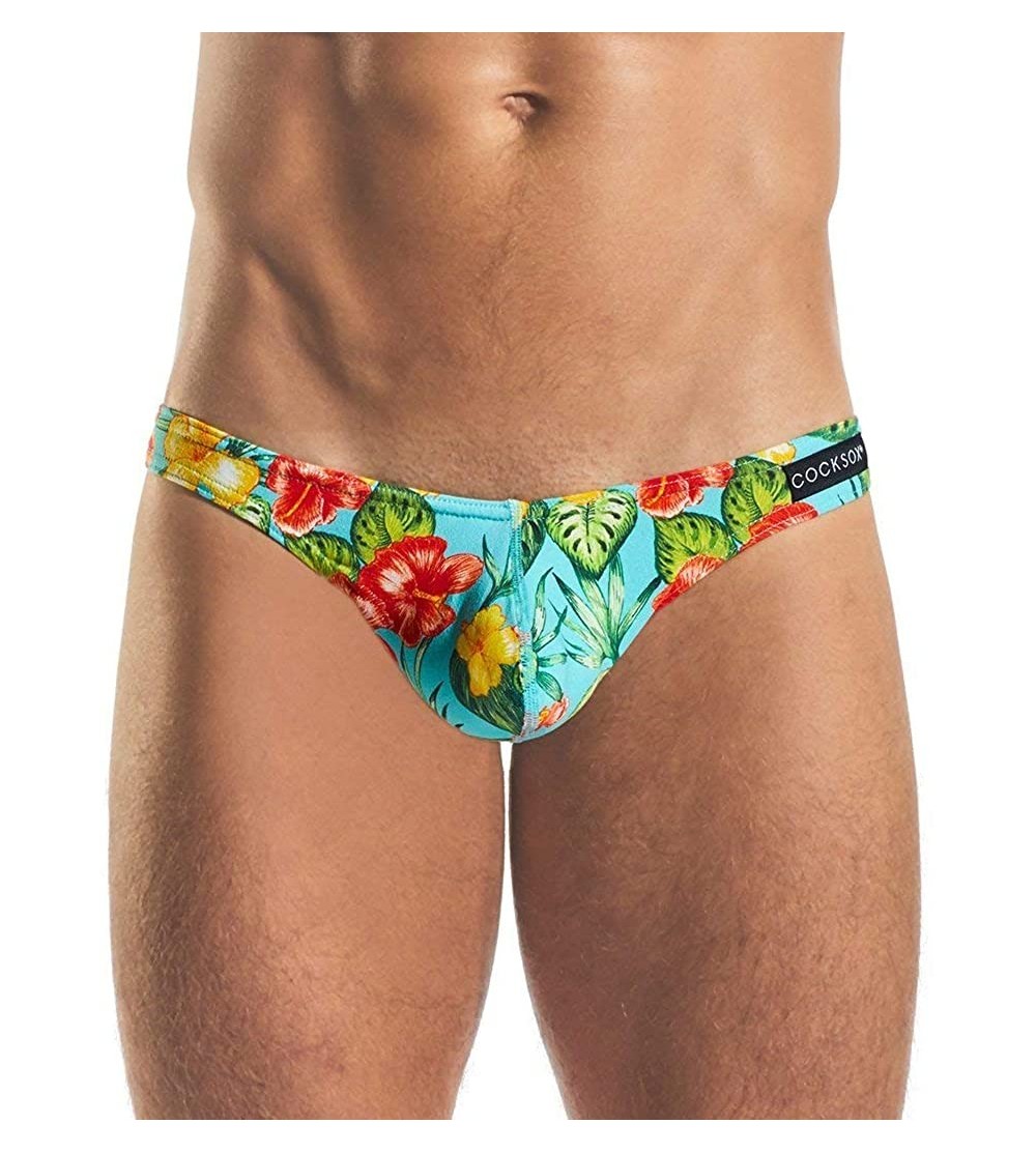 Dildos Sexy Men's Underwear Thong - Hibiscus Cruise - CO18OXYIWQD $18.56