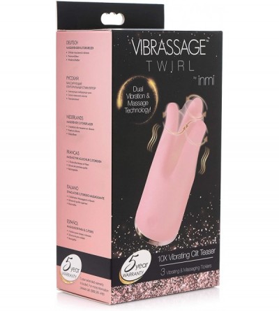 Vibrators Vibrassage Twirl 10X Vibrating Clit Teaser - C0193ZDNDE3 $28.28