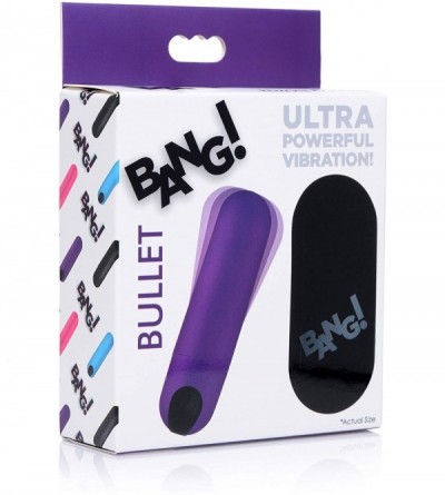 Vibrators Powerful Vibrating Bullet with Remote Control - Purple - CS195U4QQII $10.91