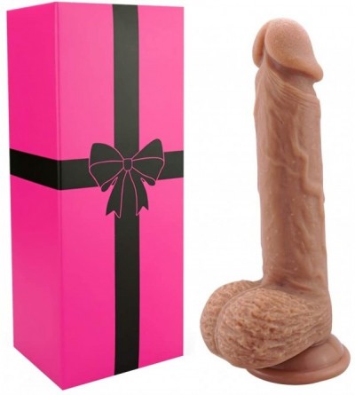 Dildos 9 Inch Silicone Realistic Dildo Ultra-Soft Huge Dildos for Women with Strong Suction Cup for Hands-Free- Flexible Life...
