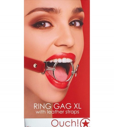 Gags & Muzzles Ring Mouth Gag- Red- X-Large - CY11O4OXHPP $11.26
